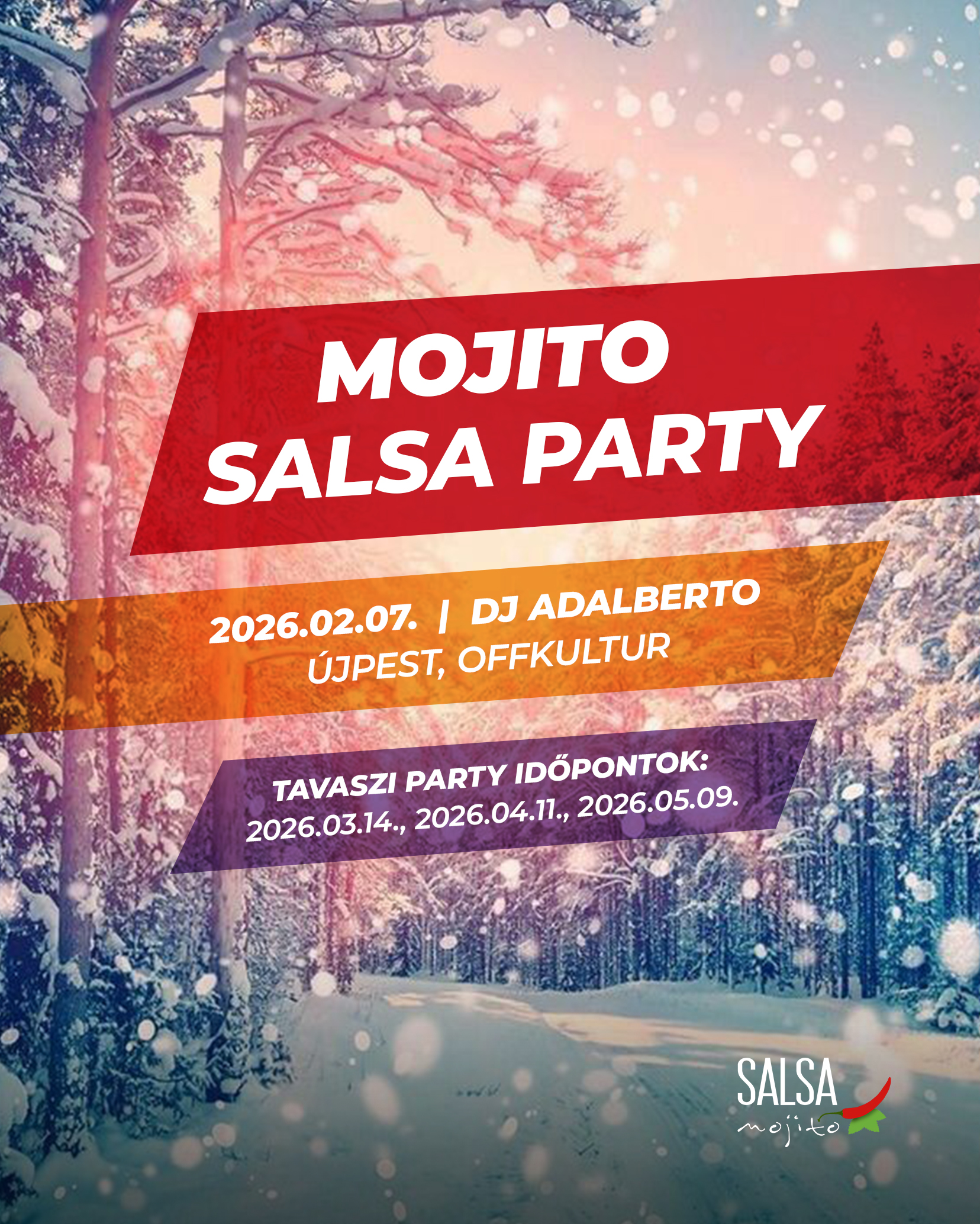 mojito salsa party 2026 február