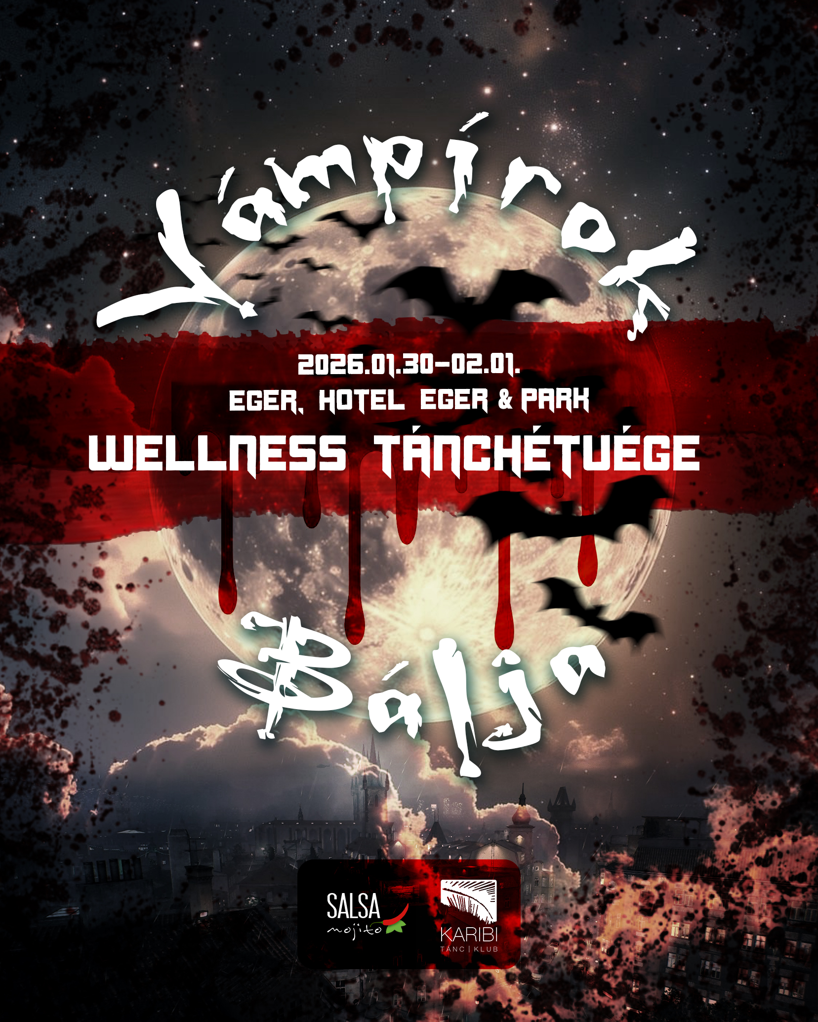 Vámpírok Bálja Wellness Tánchétvége 2026 január