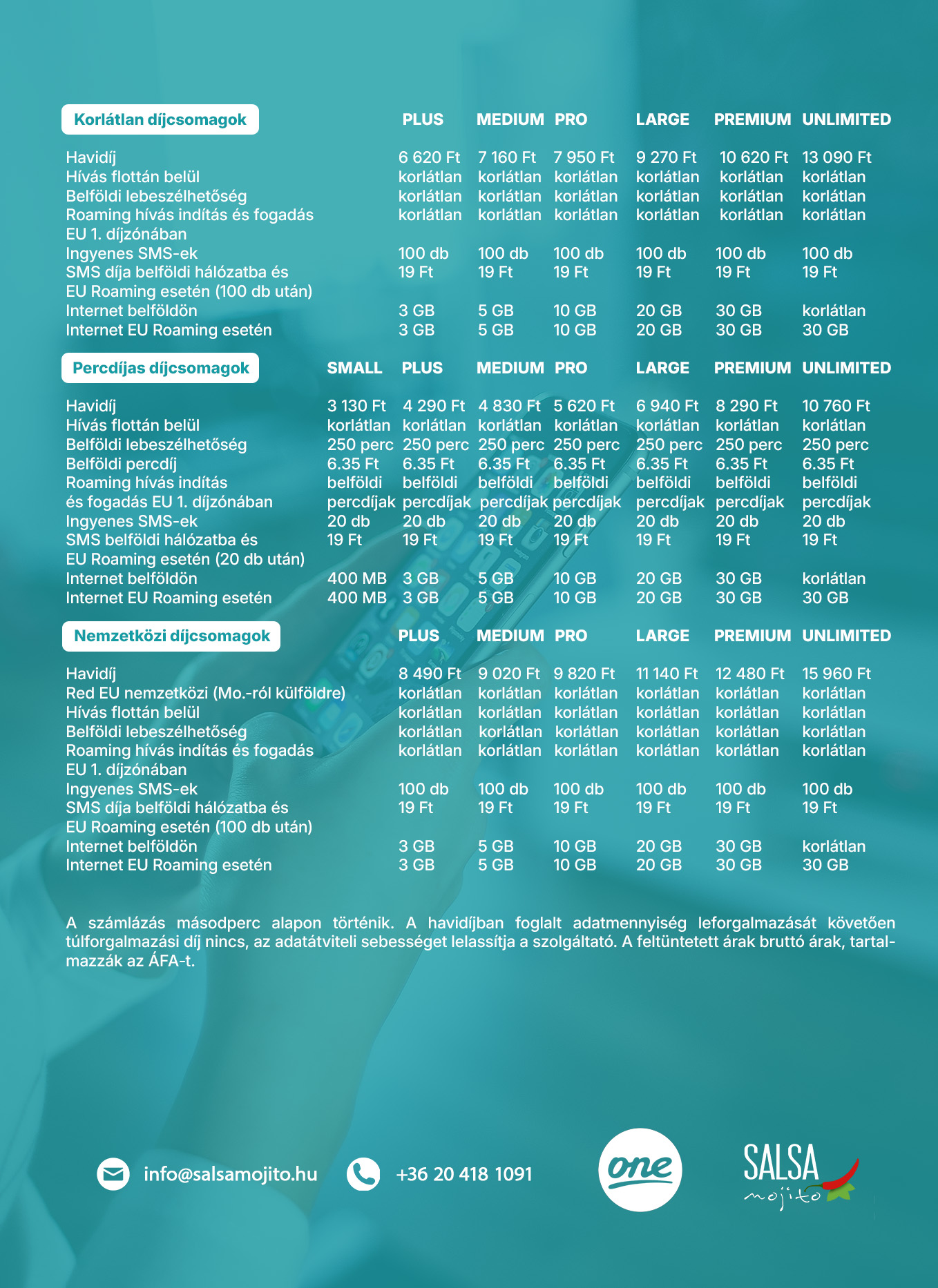 Mojito One flotta 2026 március back