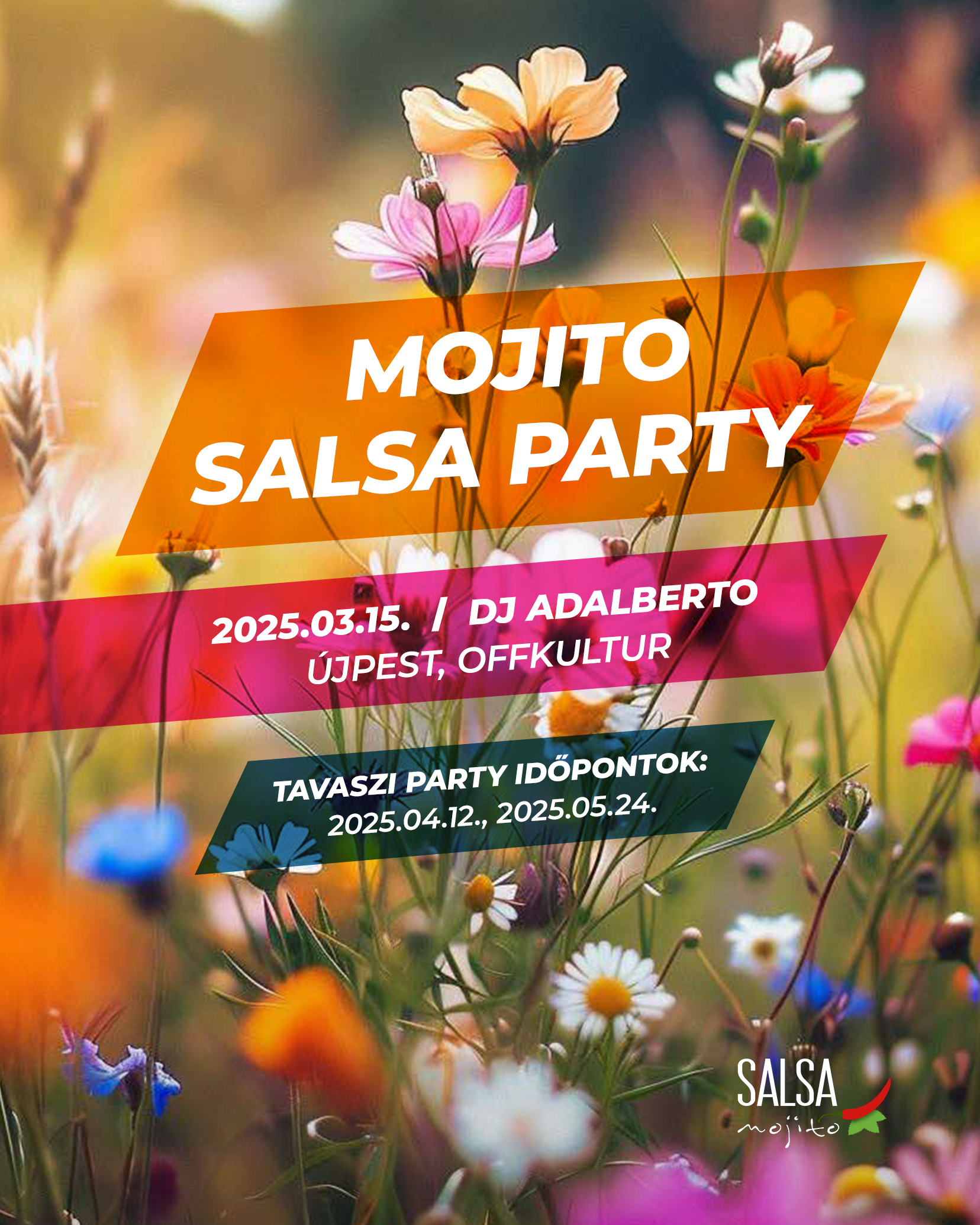 Mojito Salsa Party 2025 március v3