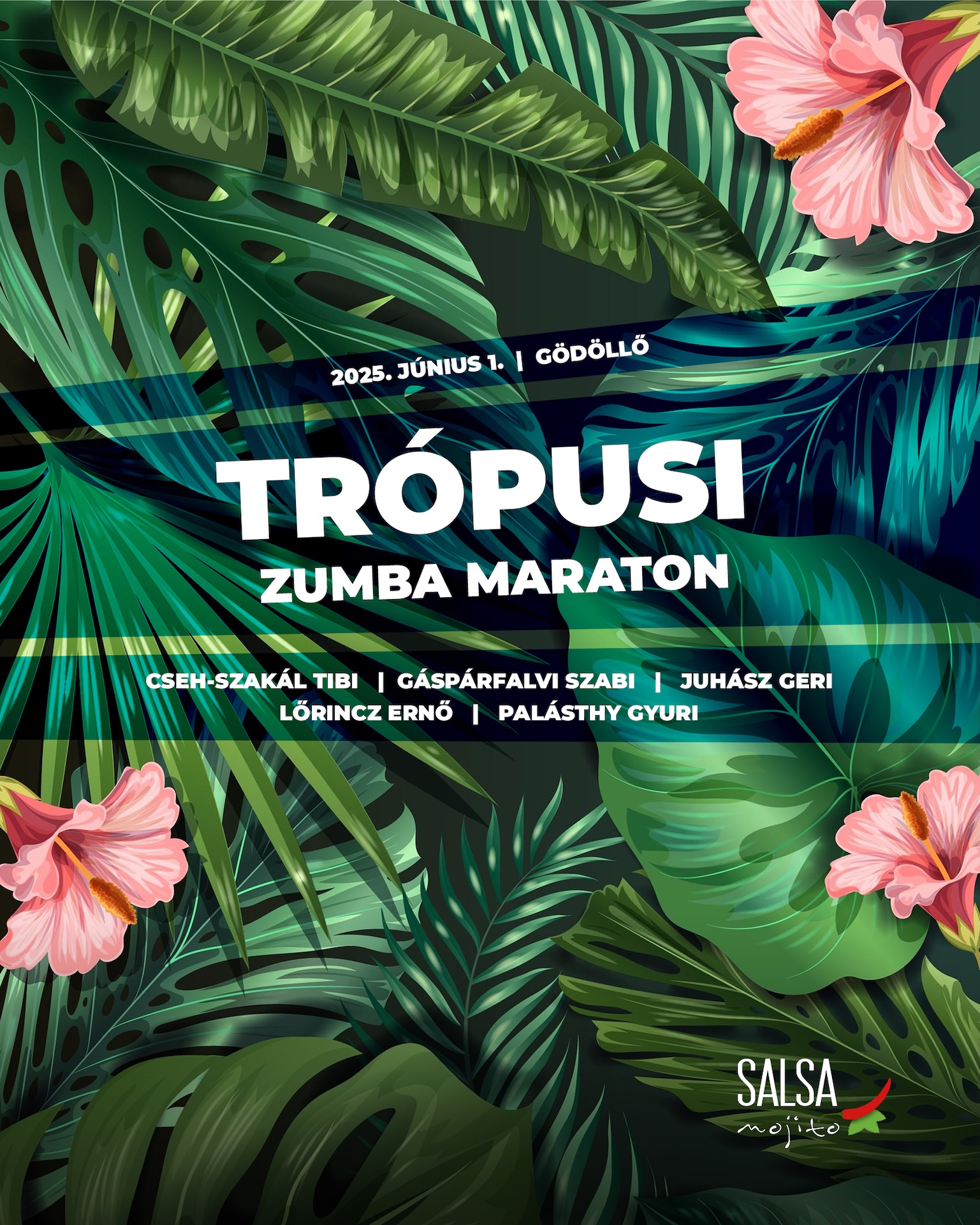 Trópusi Zumba Maraton 2025 június kisebb