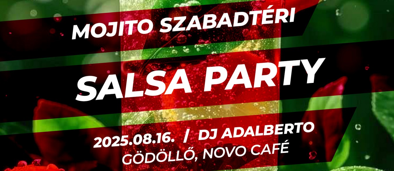 Mojito Szabadtéri<br>Salsa Party // augusztus